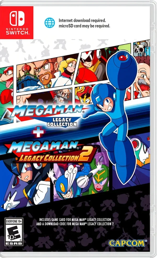 Megaman Legacy Collection 1 + 2 Hd Edition Nintendo Switch Físico